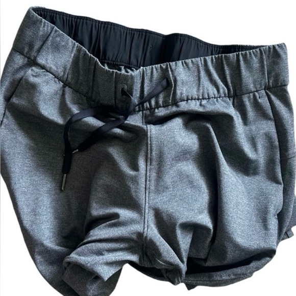 Lululemon On The Fly Pant *28" Heathered Black Size 6 - Picture 8 of 13